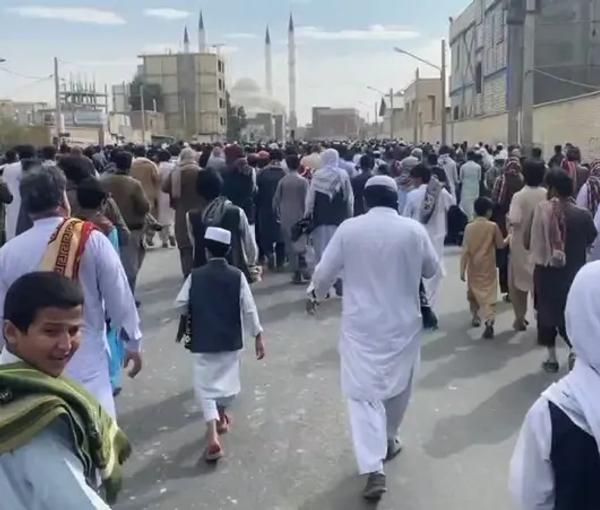 Protest in Iran's Sistan and Baluchistan province in November 2022