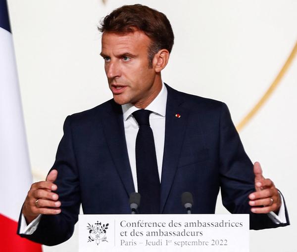 French President Emmanuel Macron (file photo)