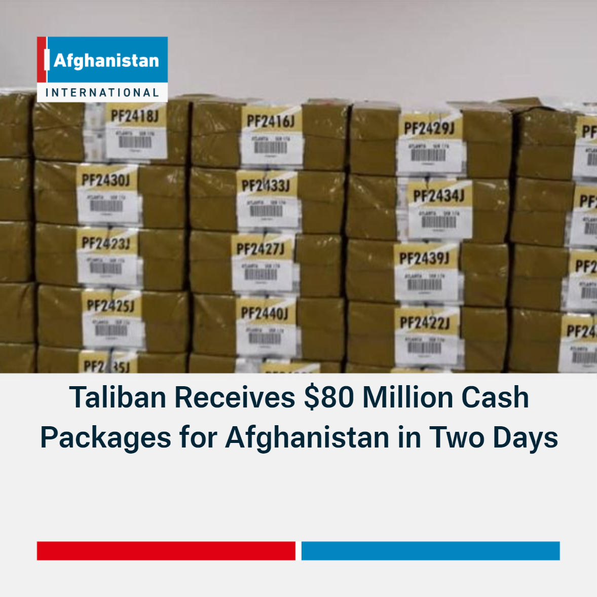 Taliban Receives 80 Million Cash Packages For Afghanistan In Two Days taliban-receives-80-million-cash-packages-for-afghanistan-in-two-days