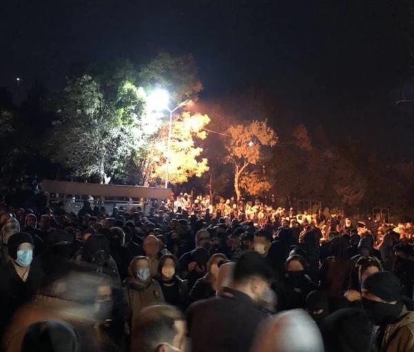 Protests in in the city of Mahabad, in West Azarbaijan province (November 10, 2022)