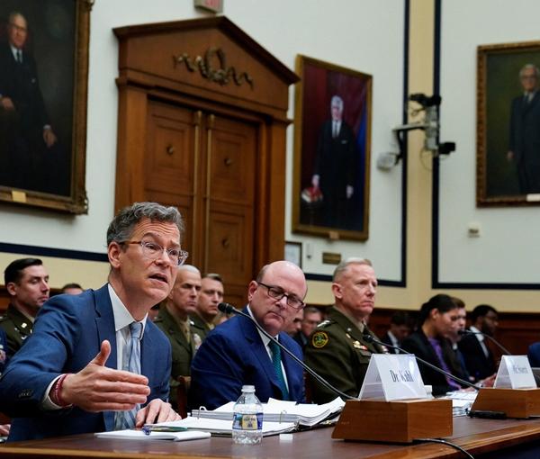 Colin Kahl, Under Secretary of Defense for Policy testifies during a House Armed Services Committee hearing on February 28, 2023