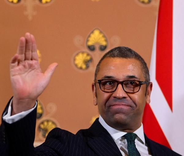 UK foreign secretary James Cleverly in December 2022
