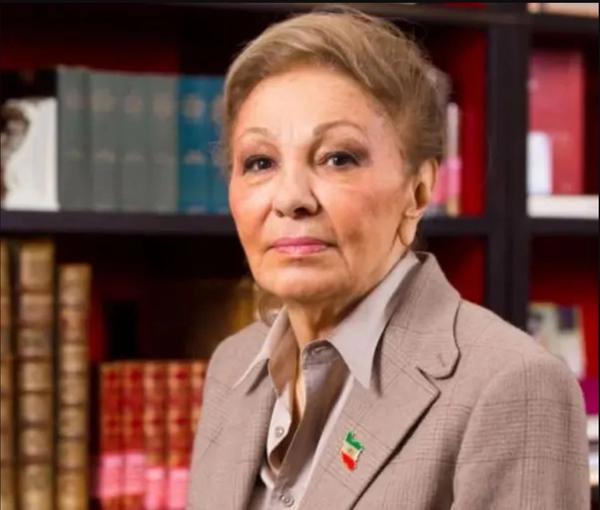 Iran’s exiled queen Farah Pahlavi (file photo)