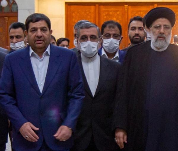 Iran's President Ebrahim Raisi with his top men. FILE PHOTO
