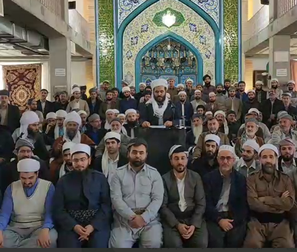A group of Sunni religious leaders and Friday prayer Imams in Iran’s Kordestan province (November 21, 2022)