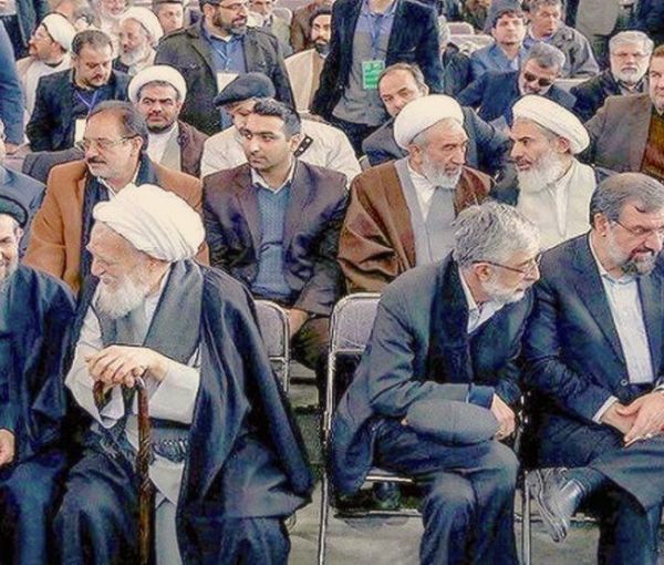 A number of senior Iranian conservative politicians during an event (undated)