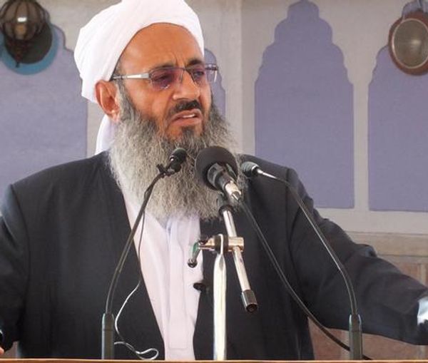  Sunni religious leader Mowlavi Abdolhamid (file photo)