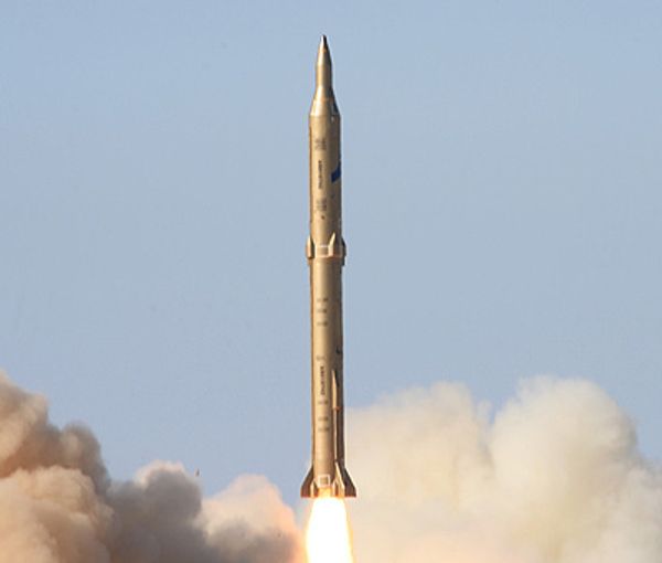  Iranian solid-fueled medium range ballistic missile Sejjil  (file photo)