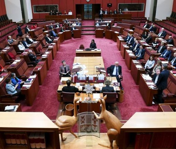 The Australian Senate at Parliament House in Canberra (March 18, 2016)