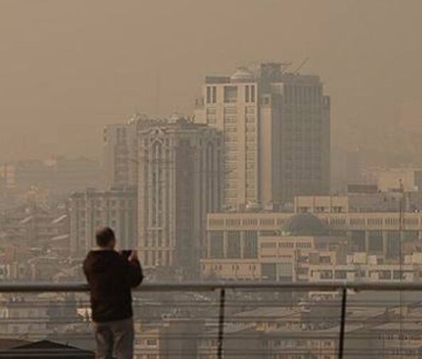 Air pollution in Tehran on January 15, 2023