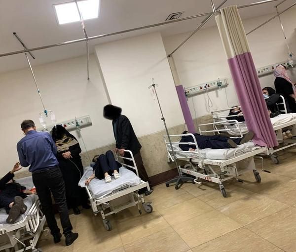 Some of the schoolgirls hospitalized with symptoms of poisoning (file photo)