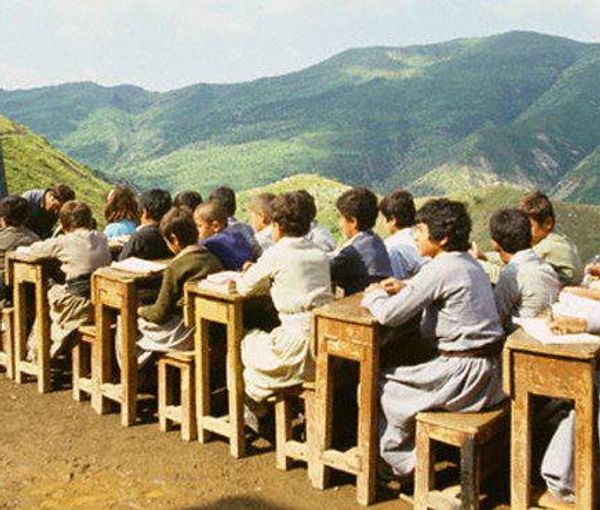 A class held in the mountainous areas of Iran (file photo)