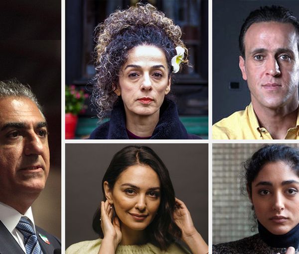 Clockwide, Prince Reza Pahlavi, Masih ALinejad, Ali Karimi, Golshifteh Farahani and Nazanin Boniadi