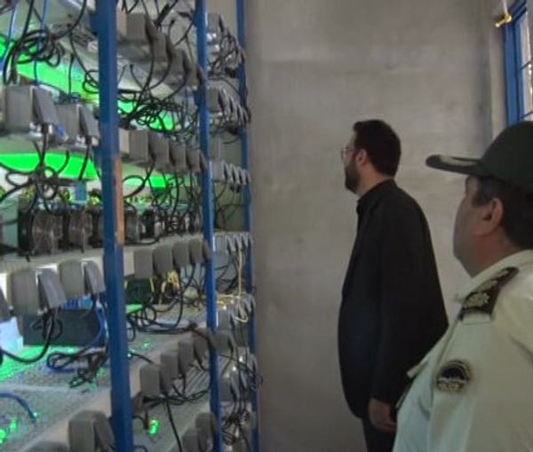 Illegal cryptocurrency machines uncovered in Iran in 2020.