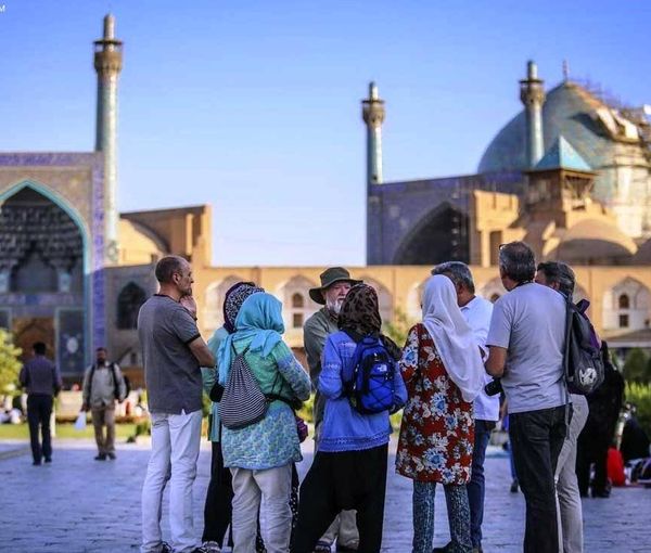 A number of tourists in Iran (file photo)