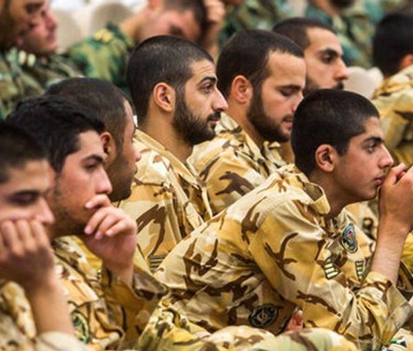 A group of conscripts in Iran. FILE PHOTO