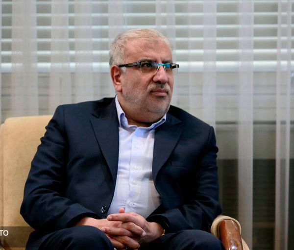 Javaed Owji, Iran's oil minister during a visit to Baku in June 2022