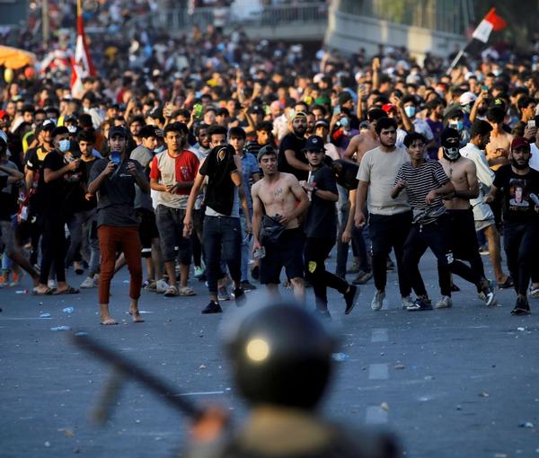 Protests in Iraq in May 2021. FILE PHOTO