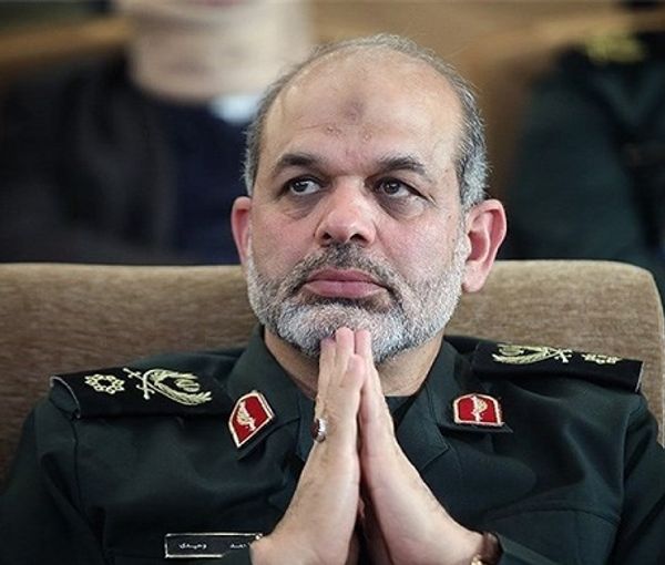 Iran's interior minister Ahmad Vahidi in IRGC uniform. Undated
