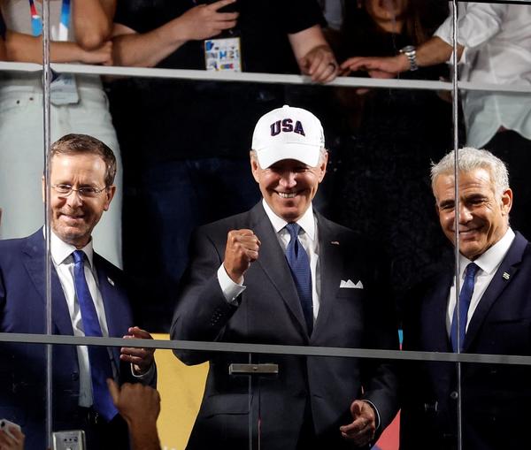 President Joe Biden visiting Israel in July 2022