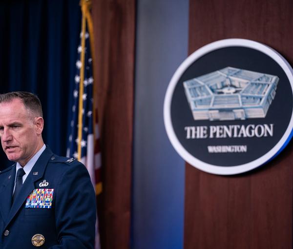 Pentagon press secretary Air Force Brigadier General Pat Ryder (file photo)