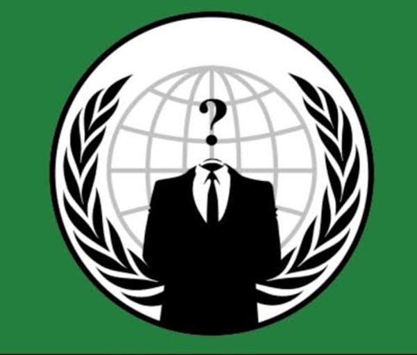 An emblem that is commonly associated with Anonymous