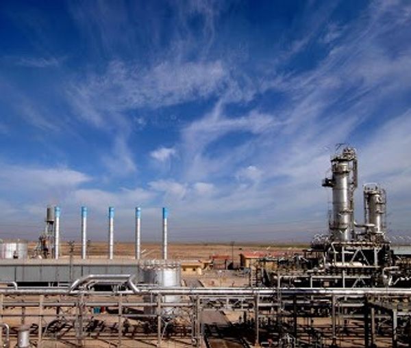 Oil processing facility in Iran's Khuzestan province. FILE PHOTO