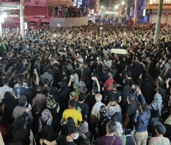 Protest in Abadan on May 25, 2022