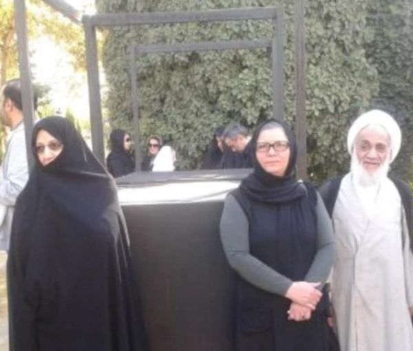 Badri Khamenei (L) in an undated photo