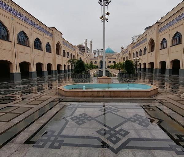 An opulent seminary In Iran built by state funds. FILE PHOTO