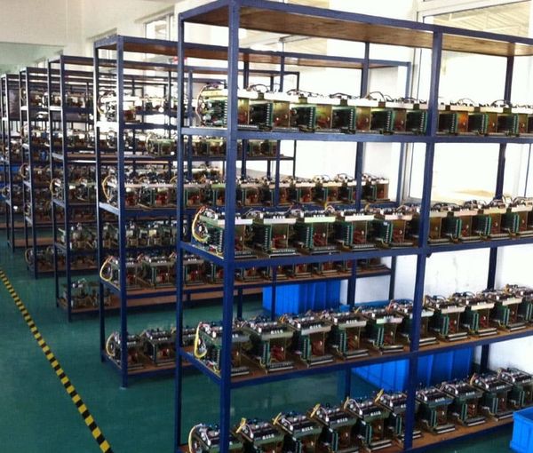 A cryptocurrency mining farm in Iran (file photo)