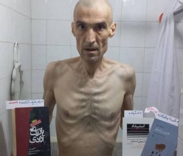 Farhad Meysami lost almost half his wight after more than three months. February 3, 2023