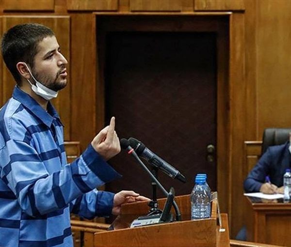 A hearing session for Mohammad Ghobalou (December 2022)
