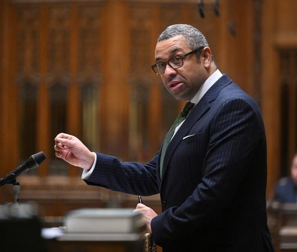 James Cleverly, the British foreign secretary (file photo)