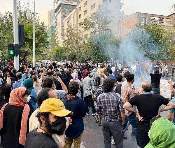 Protesters in Iran (December 2022)