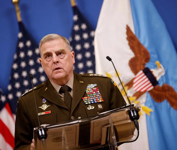 US Chairman of the Joint Chiefs of Staff General Mark A. Milley, February 14, 2023