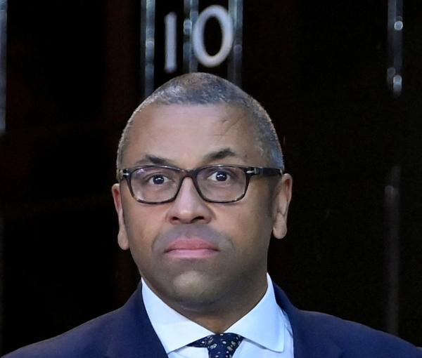 British foreign secretary James Cleverly pictured in September 2022