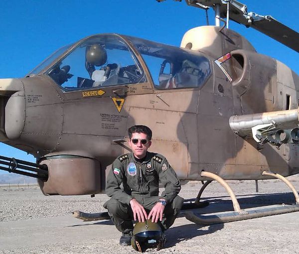 Mehrdad Abdarbashi, an Iranian military pilot who was the target of kidnapping in Turkey. Undated