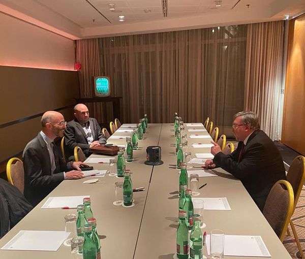 US envoy in Iran nuclear talks, Rob Malley meeting Russia's envoy Mikhail Ulyanov. December 15, 2021
