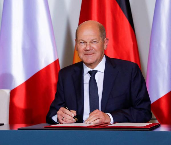 German Chancellor Olaf Scholz In November 2022