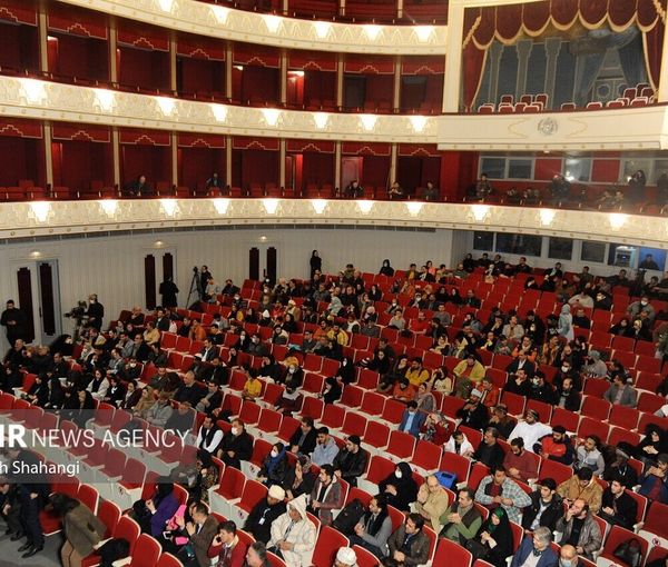 The opening ceremony of Fajr Theater Festival at Vahdat hall  (January 2023)