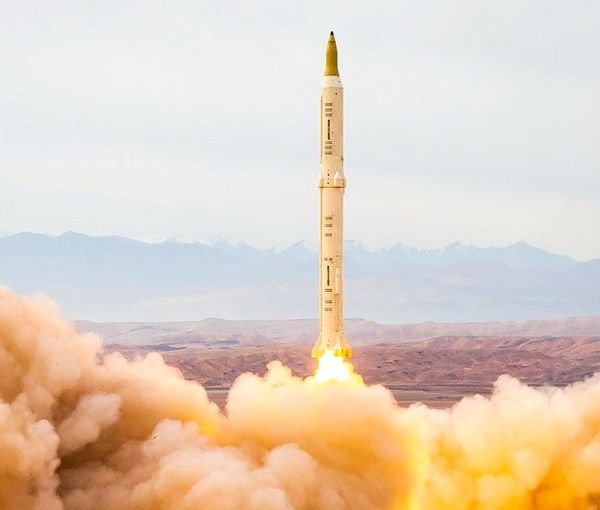 Iran launches a ballistic missile on the last day of large military drills on December 24, 2021