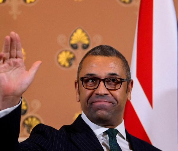 Foreign Secretary James Cleverly (file photo)