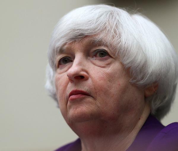 US Treasury Secretary Janet Yellen on Capitol Hill, April 6, 2022