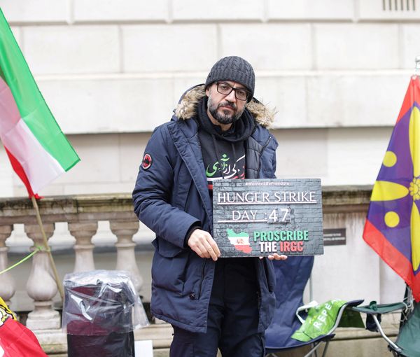Iranian activist Vahid Beheshti (April 2023)