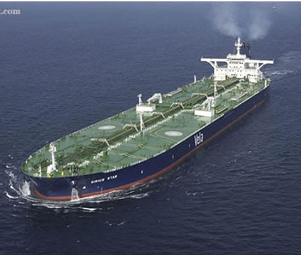 File photo of an oil tanker at sea. Undated