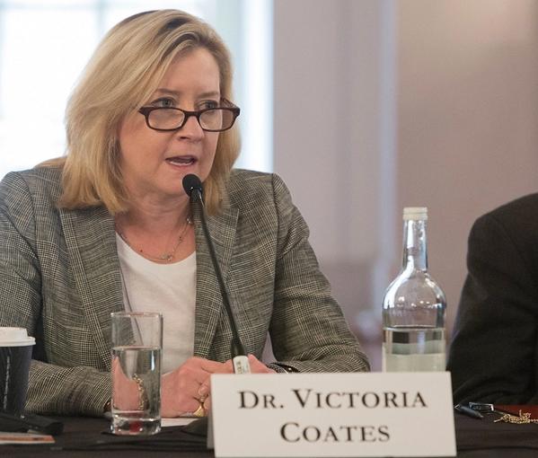 Victoria Coates served as senior advisor to the energy secretary in the Trump administration (file photo)