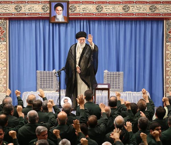 Ali Khamenei meeting with hundreds of IRGC officer. October 2, 2019