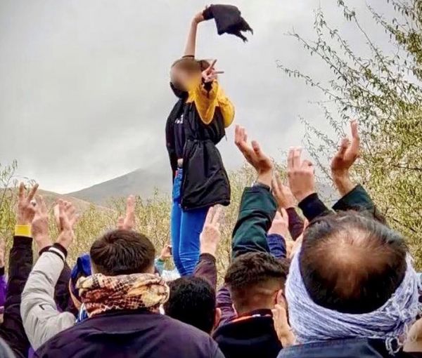 Protests after a funeral on November 17 in the Kurdish city of Saqqez