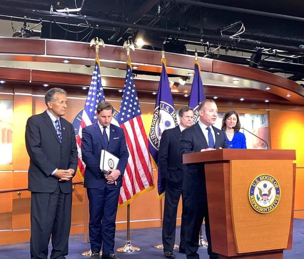 Five representative of House Democrats in Wednesday's press conference. April 6, 2022